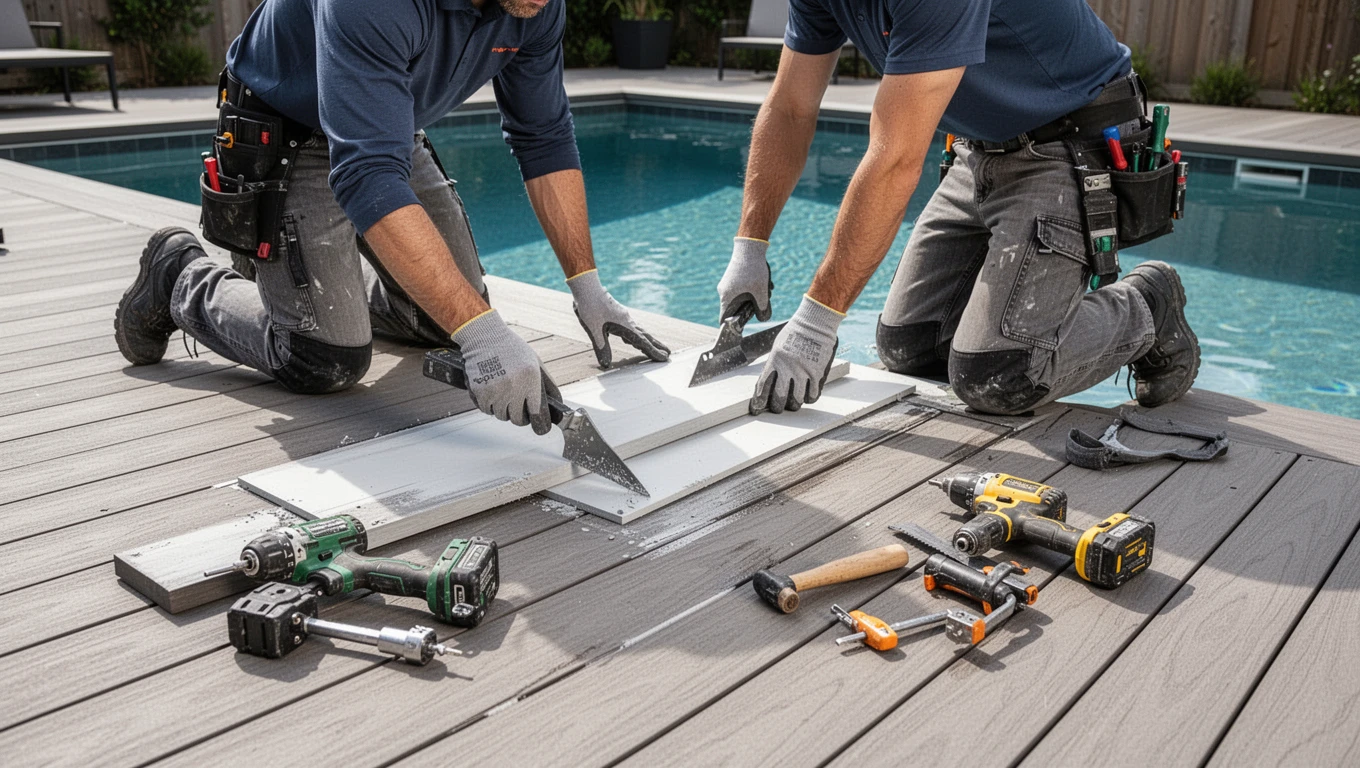 Pool Deck Building